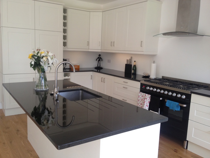 premium black Worktops